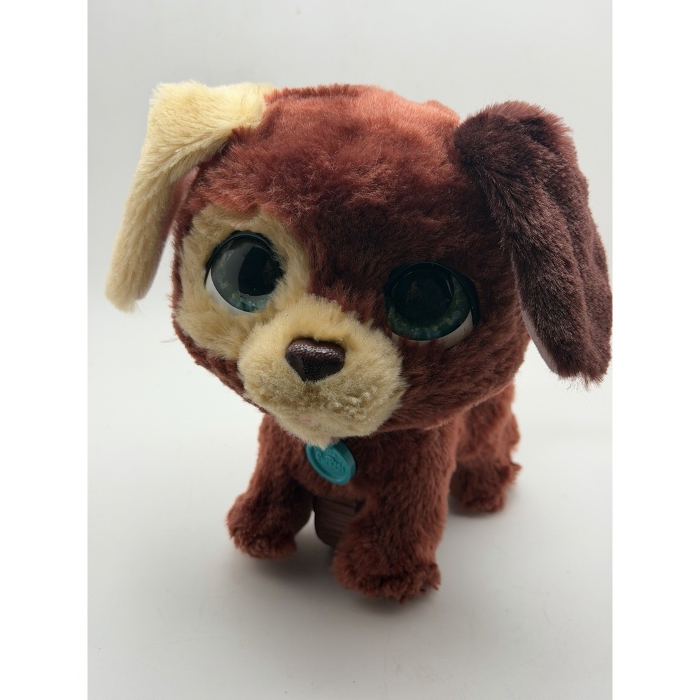 FurReal Friends - Walkalots Brown & Tan Dog Barks Makes Sounds NO Leash